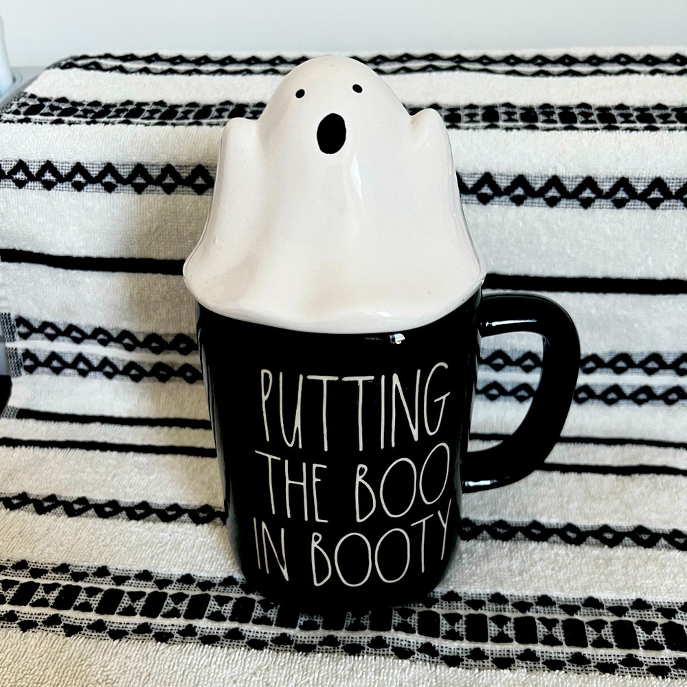 RAE DUNN Putting the Boo in Booty Figural Mug